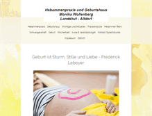 Tablet Screenshot of hebamme-wollenberg-altdorf.de